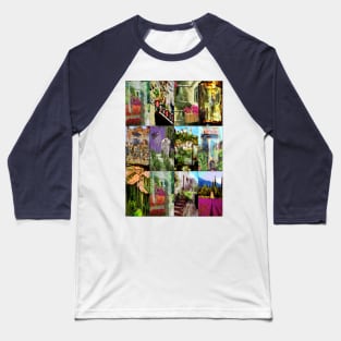 Collage " Le Provence" Baseball T-Shirt